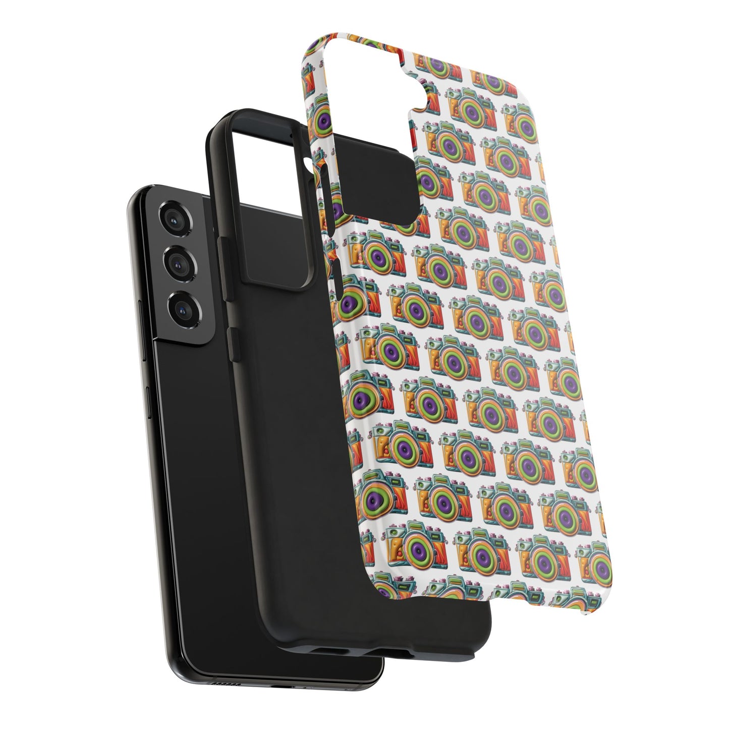 Colorful Camera Tough Phone Case - Perfect Gift for Photographers