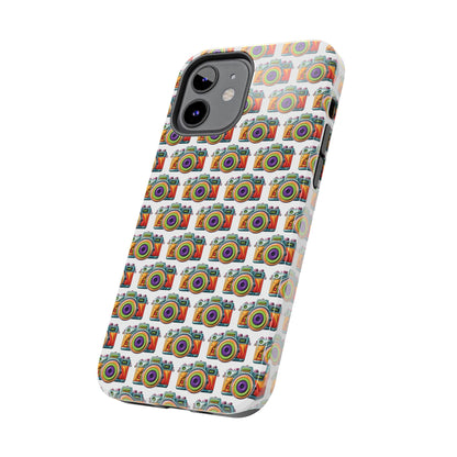 Colorful Camera Tough Phone Case - Perfect Gift for Photographers