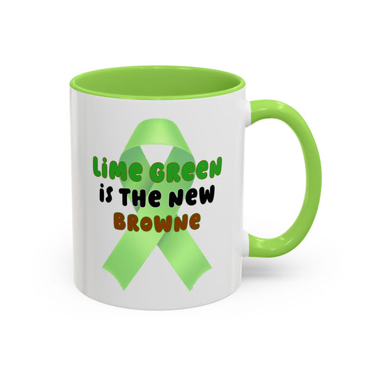 Lime Green Awareness Mug - Colorful 11oz & 15oz Coffee Cup