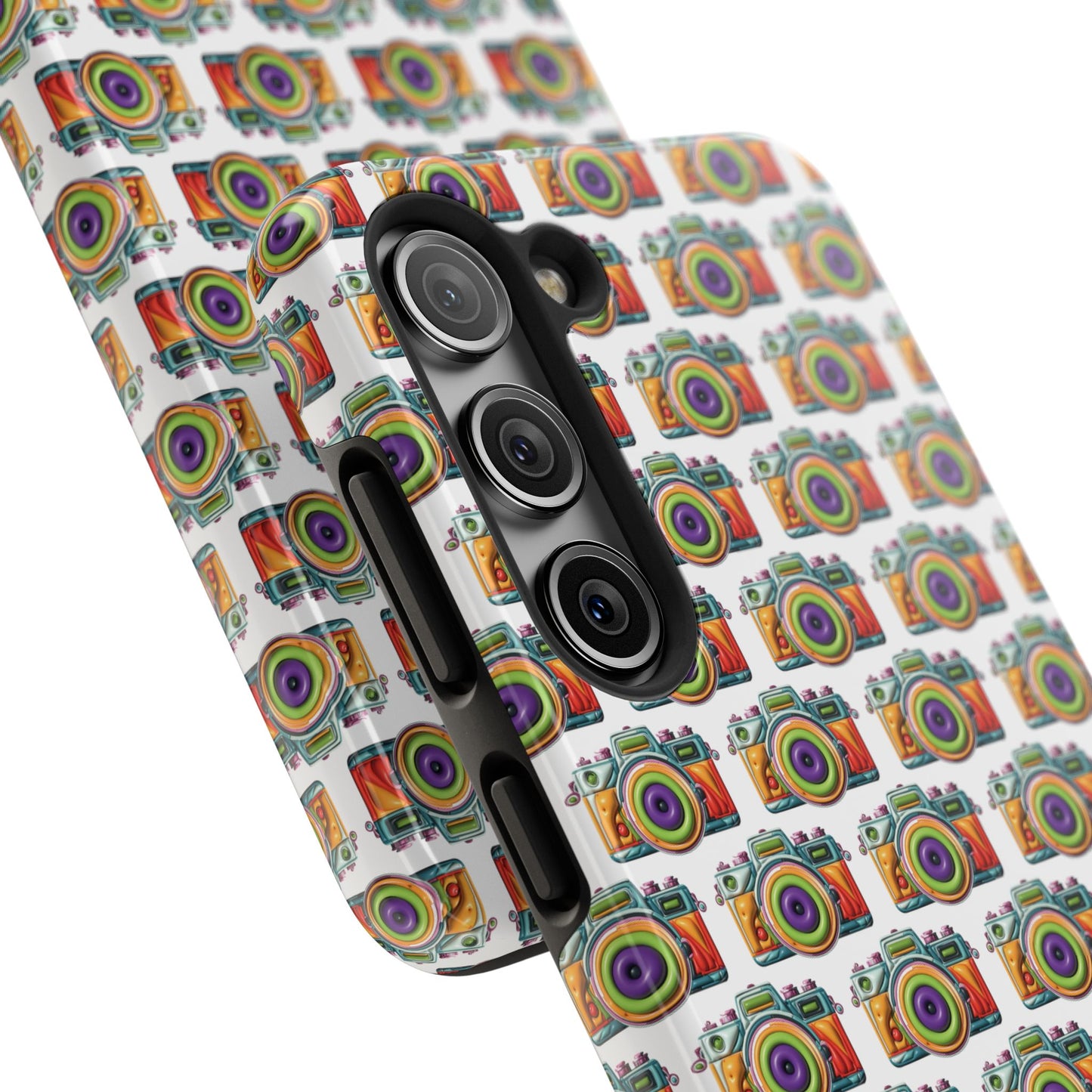 Colorful Camera Tough Phone Case - Perfect Gift for Photographers