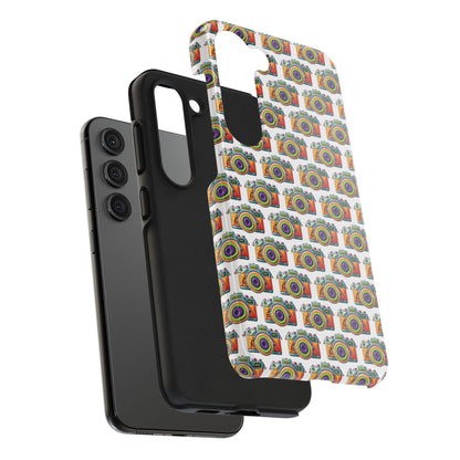 Colorful Camera Tough Phone Case - Perfect Gift for Photographers