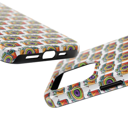 Colorful Camera Tough Phone Case - Perfect Gift for Photographers