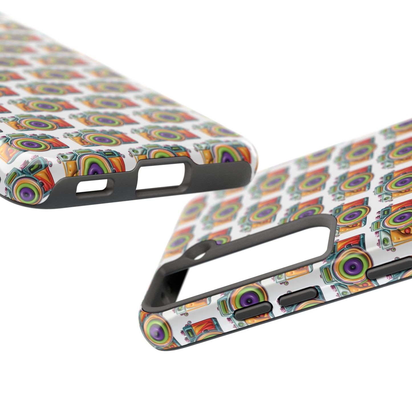 Colorful Camera Tough Phone Case - Perfect Gift for Photographers