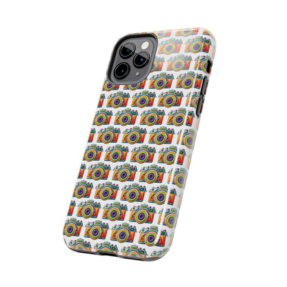 Colorful Camera Tough Phone Case - Perfect Gift for Photographers