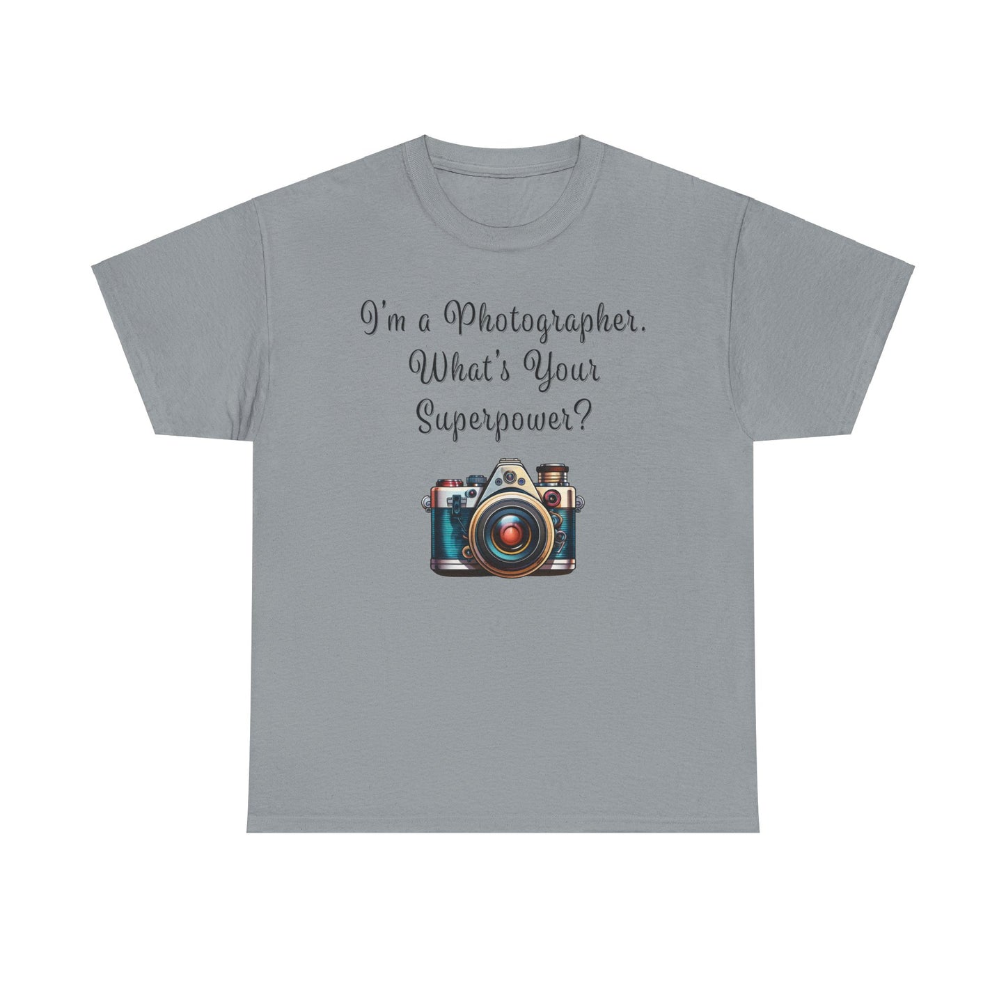 Photographer Superpower - Unisex Heavy Cotton T-Shirt