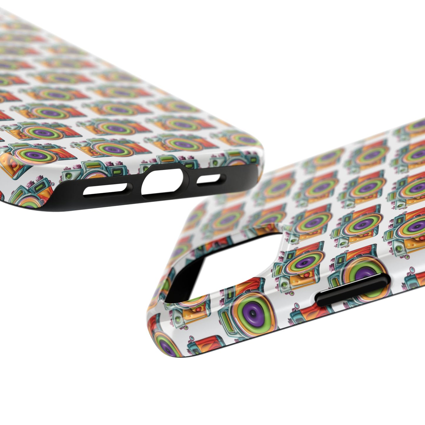 Colorful Camera Tough Phone Case - Perfect Gift for Photographers