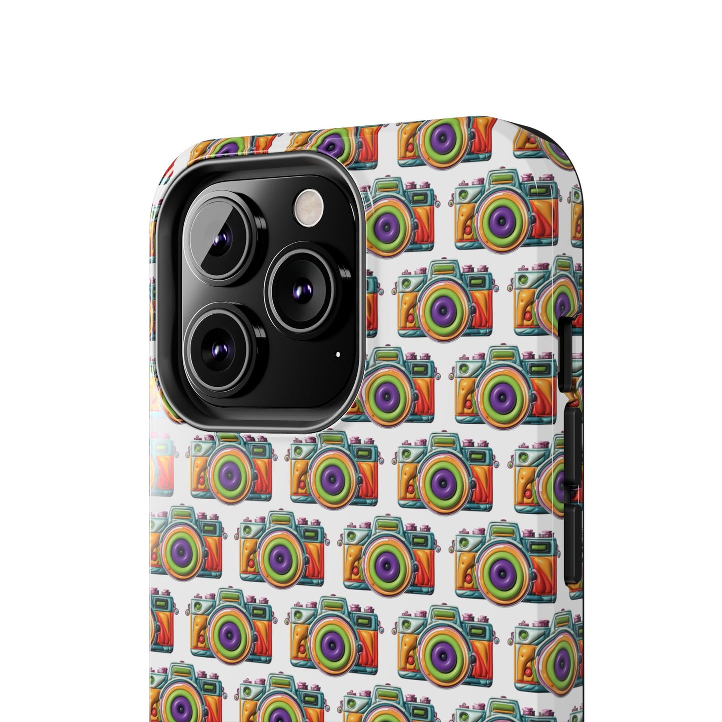 Colorful Camera Tough Phone Case - Perfect Gift for Photographers