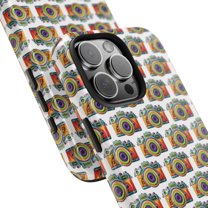 Colorful Camera Tough Phone Case - Perfect Gift for Photographers