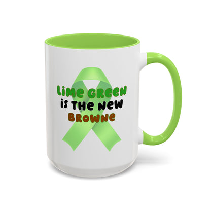 Lime Green Awareness Mug - Colorful 11oz & 15oz Coffee Cup