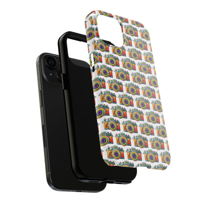 Colorful Camera Tough Phone Case - Perfect Gift for Photographers