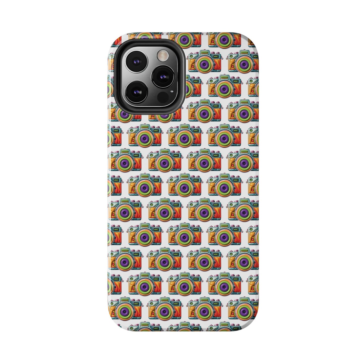 Colorful Camera Tough Phone Case - Perfect Gift for Photographers