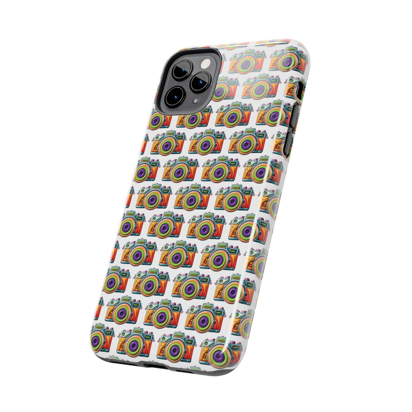 Colorful Camera Tough Phone Case - Perfect Gift for Photographers