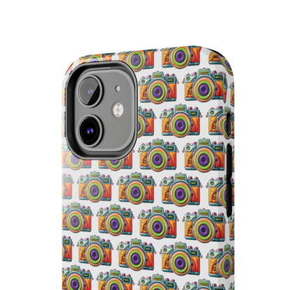 Colorful Camera Tough Phone Case - Perfect Gift for Photographers