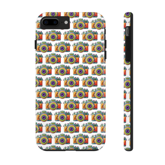 Colorful Camera Tough Phone Case - Perfect Gift for Photographers