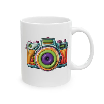 Retro Camera Ceramic Mug | 11oz & 15oz | Vintage Photography Gift