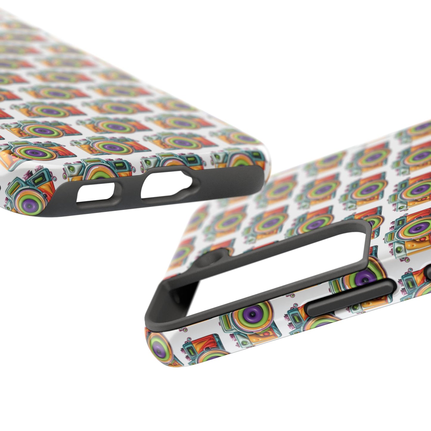 Colorful Camera Tough Phone Case - Perfect Gift for Photographers