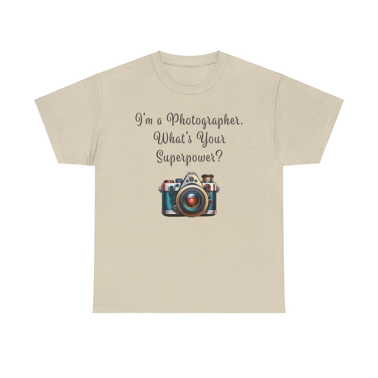 Photographer Superpower - Unisex Heavy Cotton T-Shirt