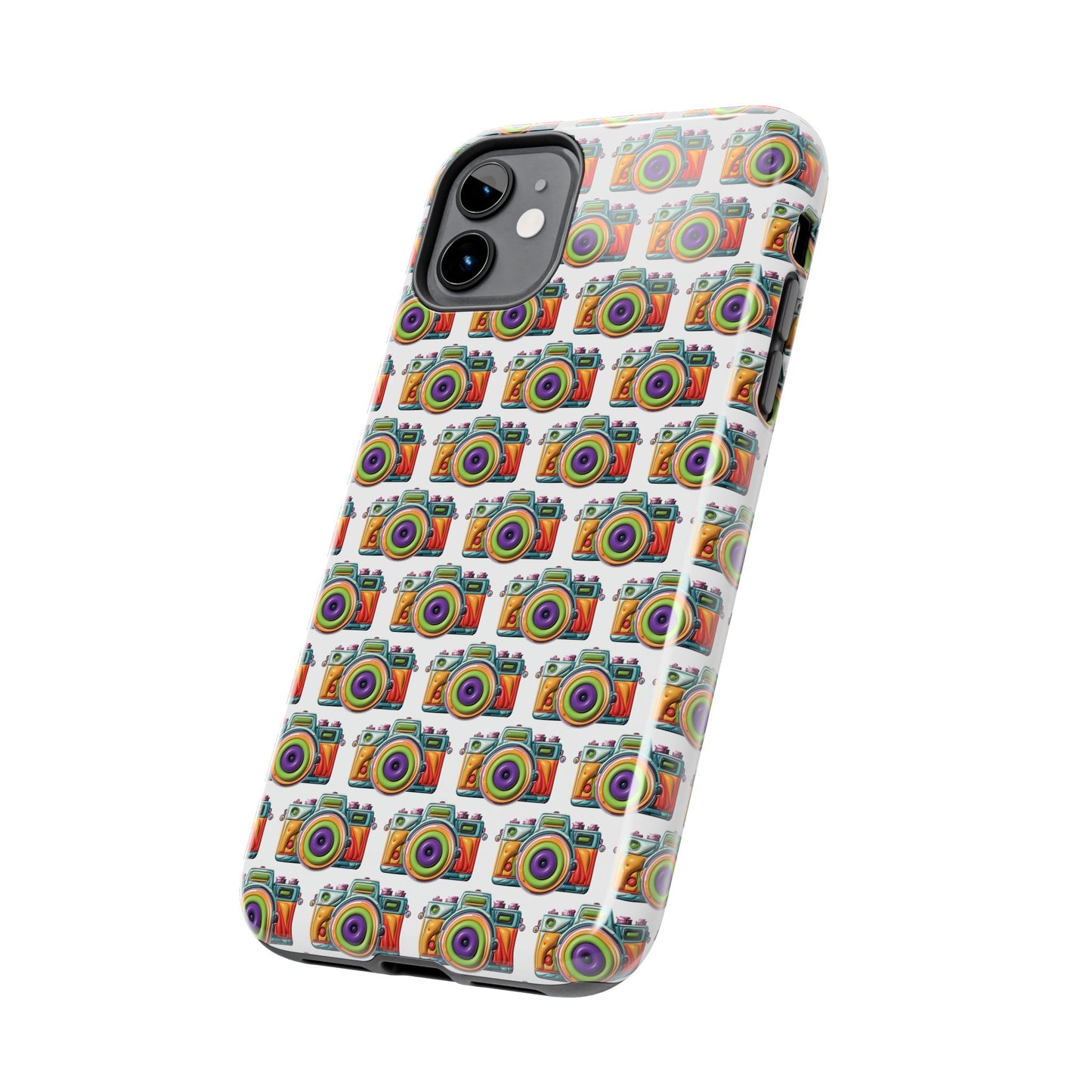 Colorful Camera Tough Phone Case - Perfect Gift for Photographers