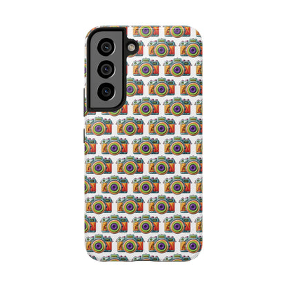 Colorful Camera Tough Phone Case - Perfect Gift for Photographers