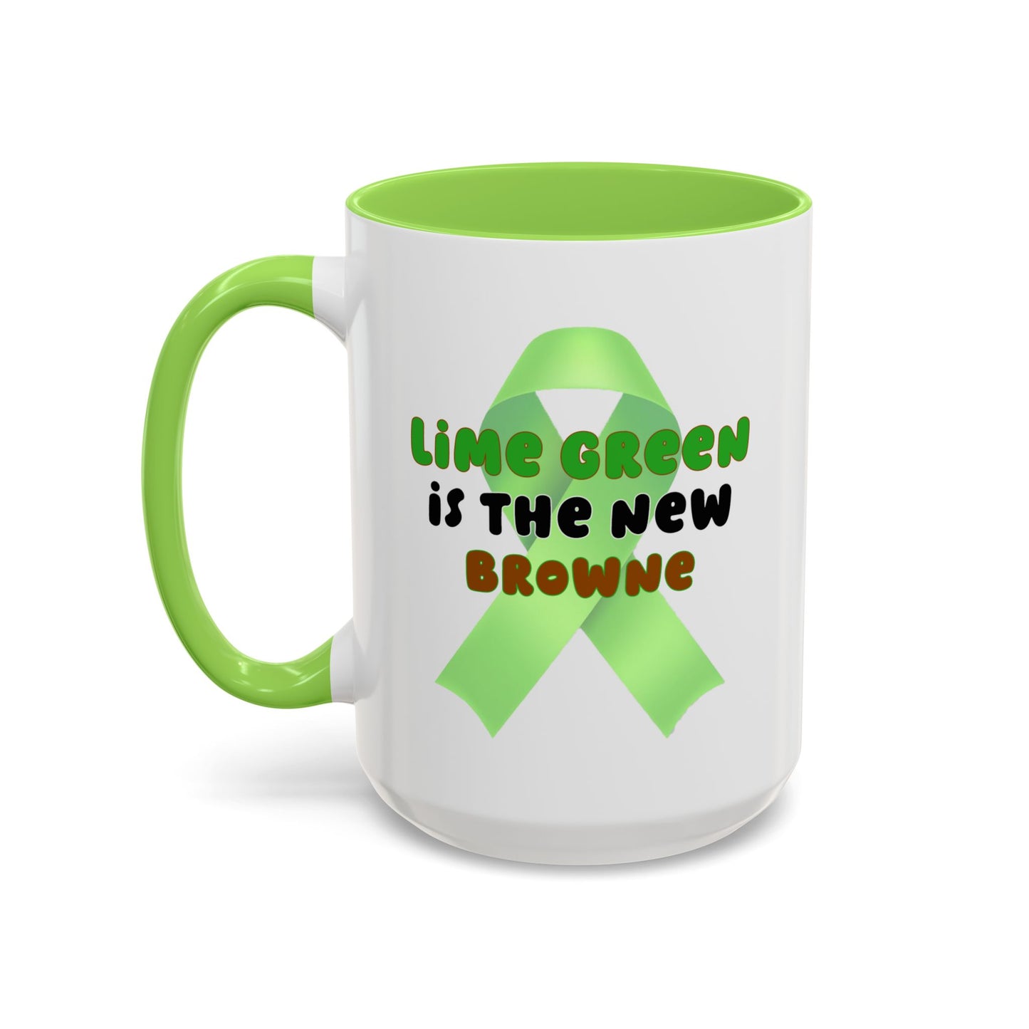 Lime Green Awareness Mug - Colorful 11oz & 15oz Coffee Cup