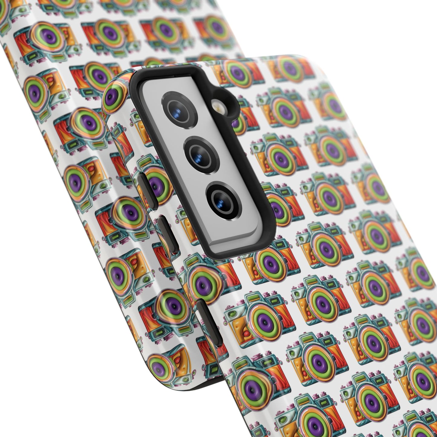 Colorful Camera Tough Phone Case - Perfect Gift for Photographers