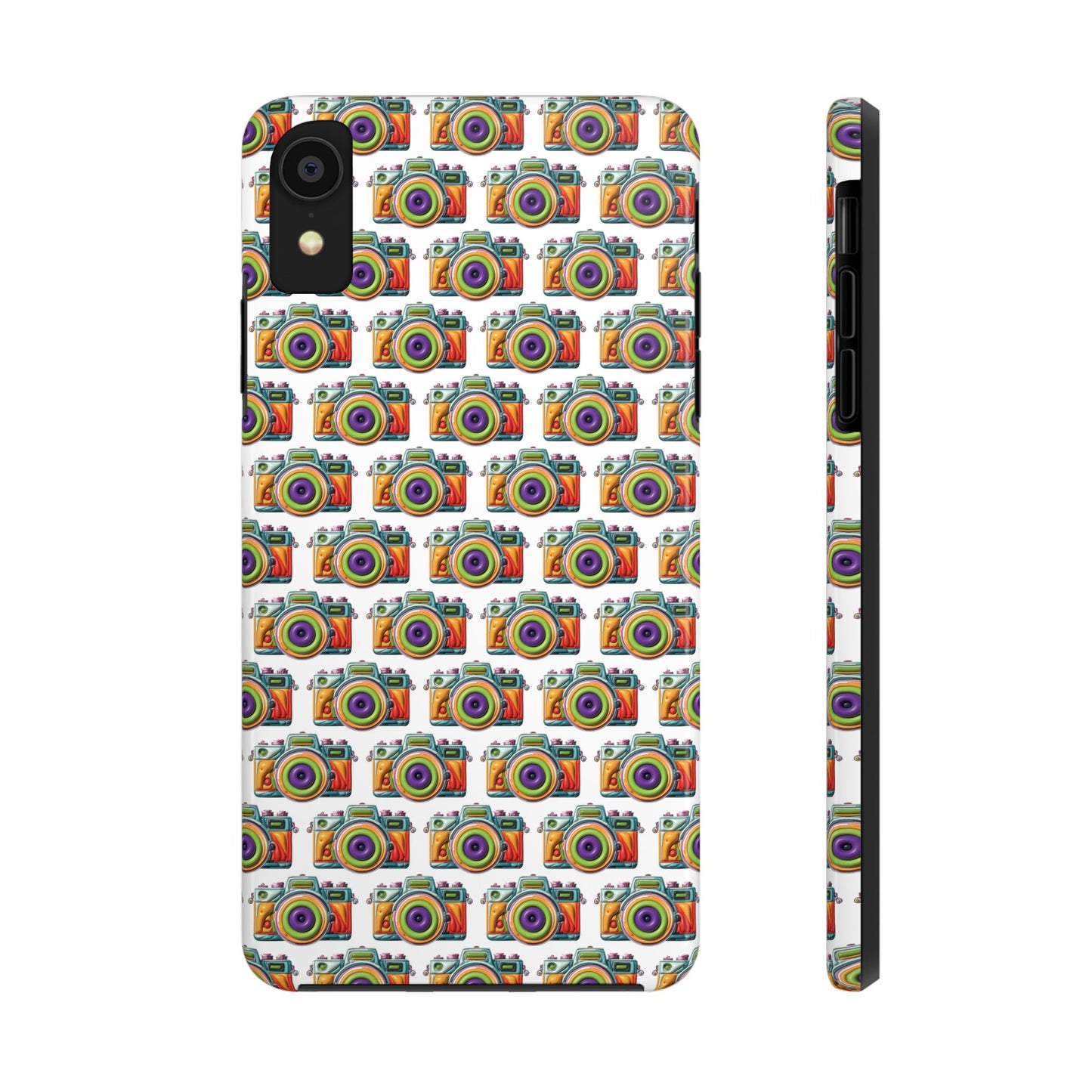 Colorful Camera Tough Phone Case - Perfect Gift for Photographers