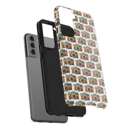 Colorful Camera Tough Phone Case - Perfect Gift for Photographers