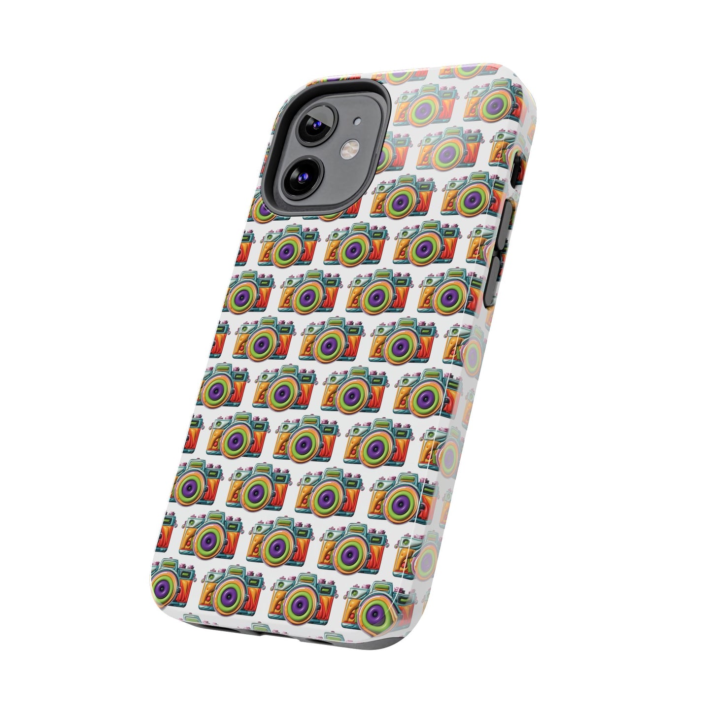 Colorful Camera Tough Phone Case - Perfect Gift for Photographers