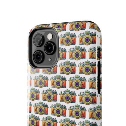 Colorful Camera Tough Phone Case - Perfect Gift for Photographers