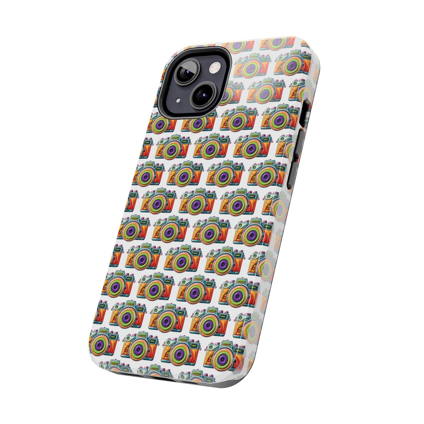 Colorful Camera Tough Phone Case - Perfect Gift for Photographers