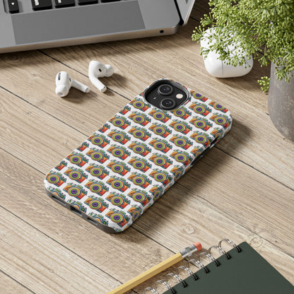 Colorful Camera Tough Phone Case - Perfect Gift for Photographers