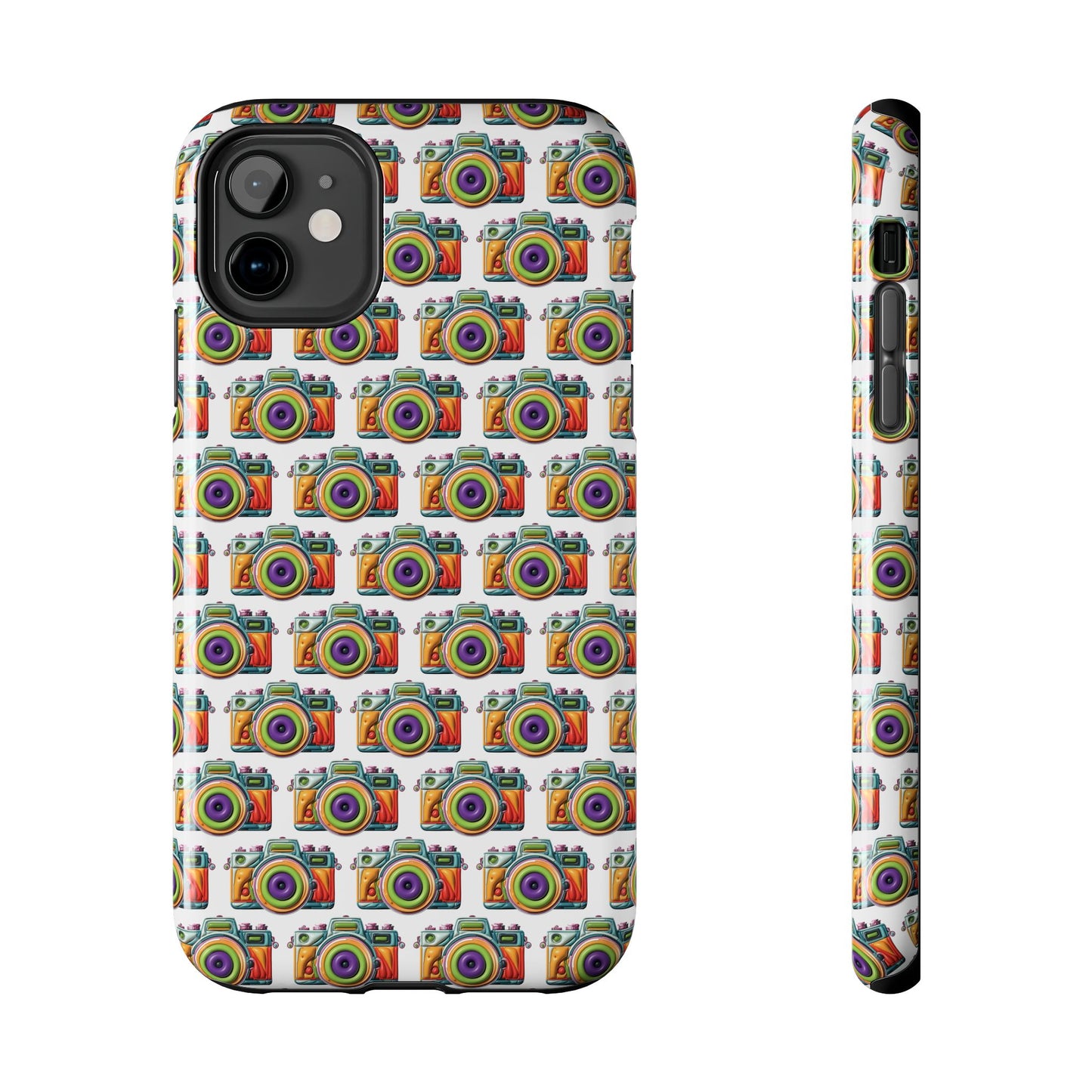 Colorful Camera Tough Phone Case - Perfect Gift for Photographers