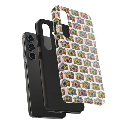 Colorful Camera Tough Phone Case - Perfect Gift for Photographers