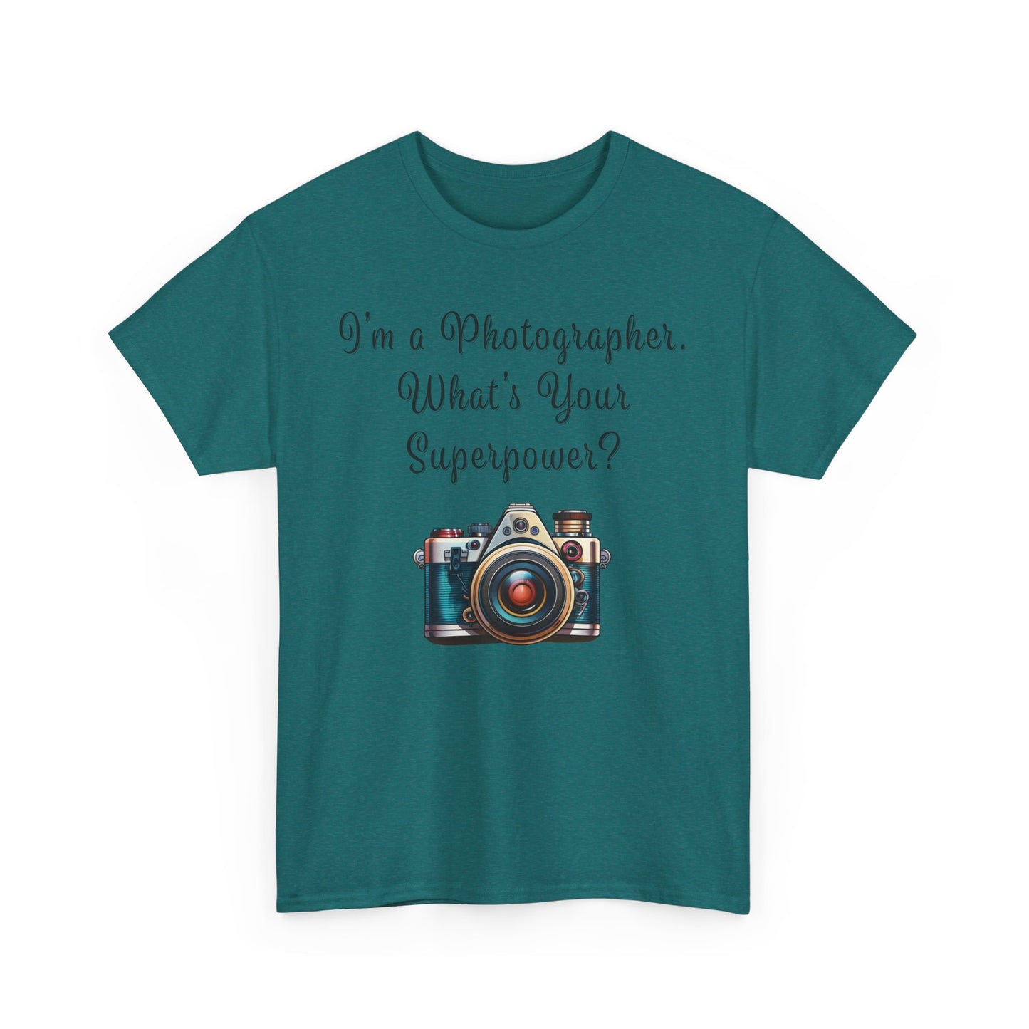 Photographer Superpower - Unisex Heavy Cotton T-Shirt