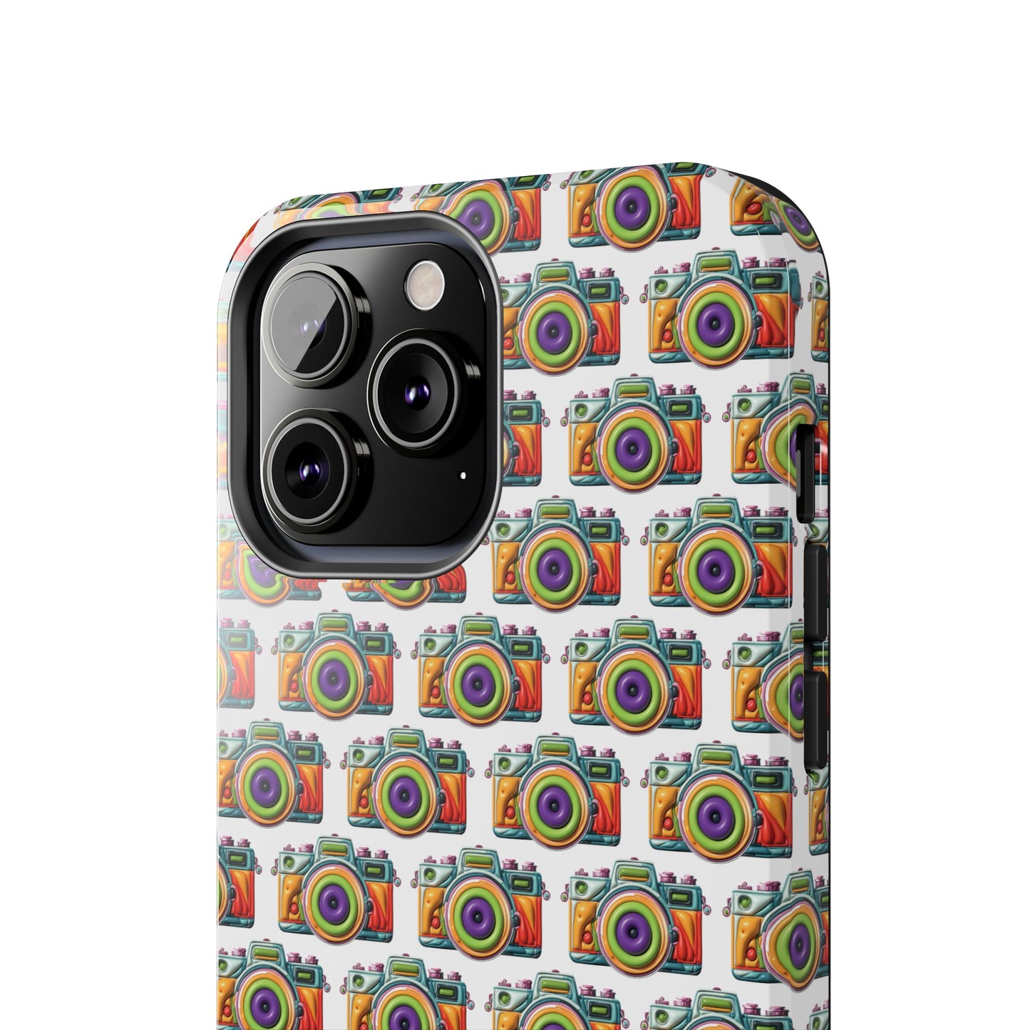 Colorful Camera Tough Phone Case - Perfect Gift for Photographers