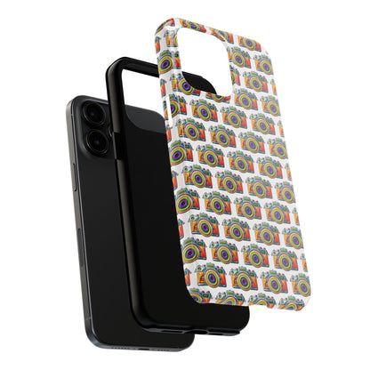 Colorful Camera Tough Phone Case - Perfect Gift for Photographers