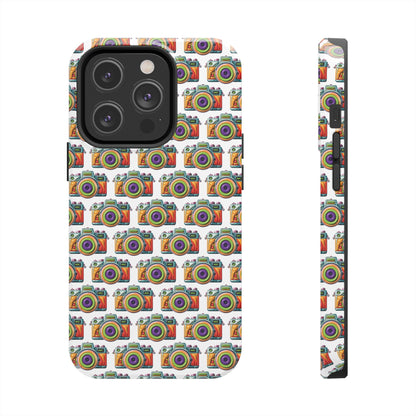 Colorful Camera Tough Phone Case - Perfect Gift for Photographers