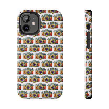 Colorful Camera Tough Phone Case - Perfect Gift for Photographers