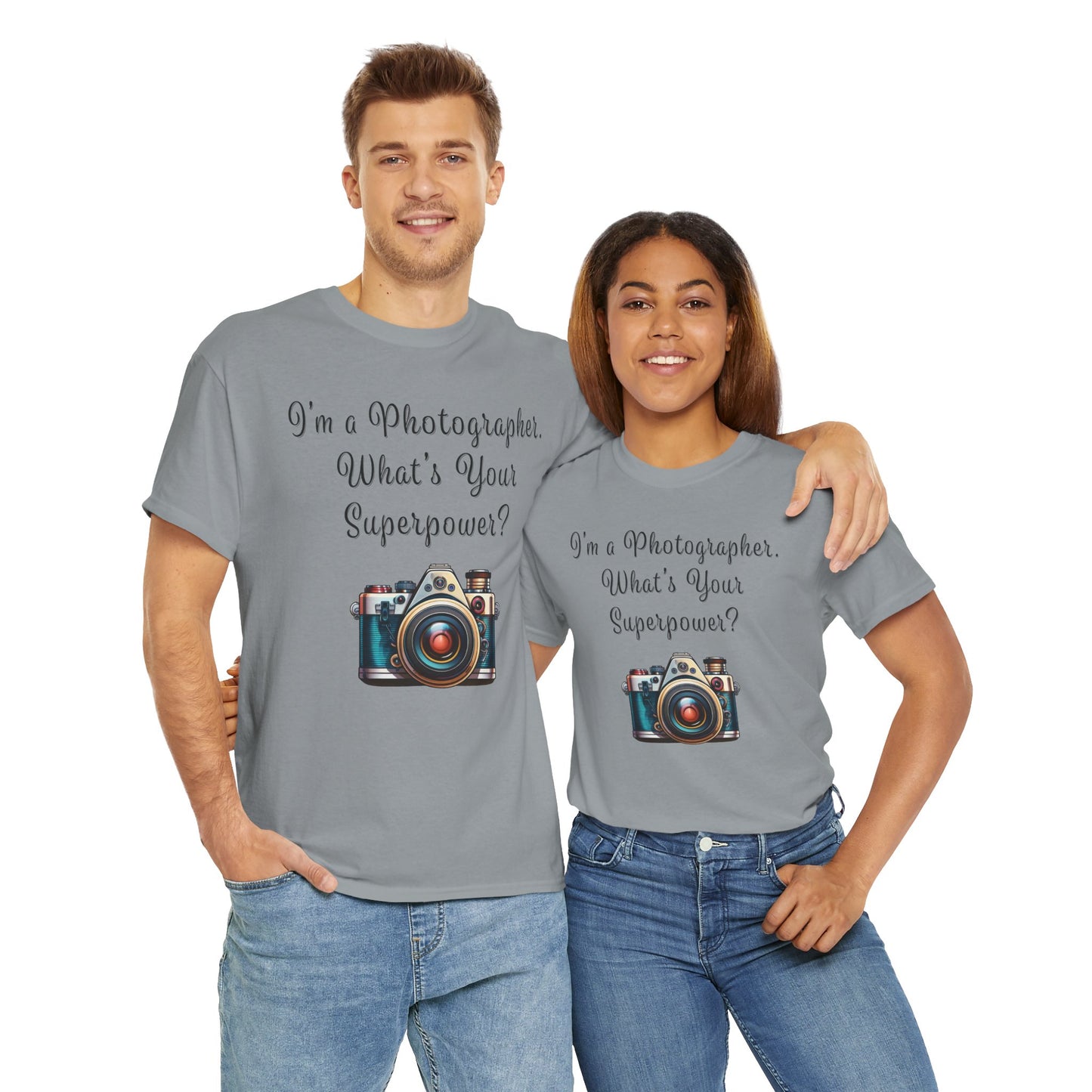 Photographer Superpower - Unisex Heavy Cotton T-Shirt