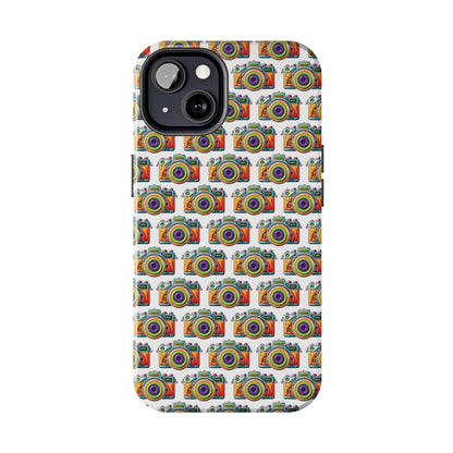 Colorful Camera Tough Phone Case - Perfect Gift for Photographers