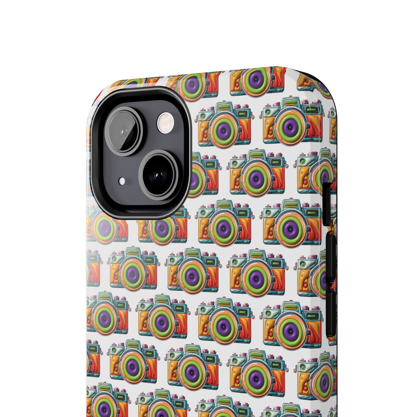 Colorful Camera Tough Phone Case - Perfect Gift for Photographers