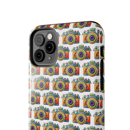 Colorful Camera Tough Phone Case - Perfect Gift for Photographers