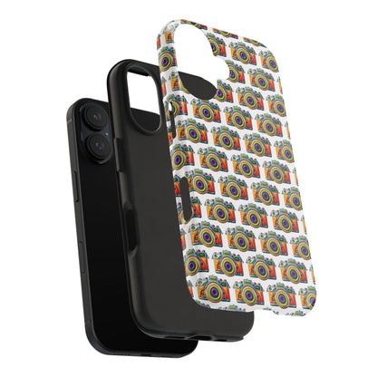 Colorful Camera Tough Phone Case - Perfect Gift for Photographers