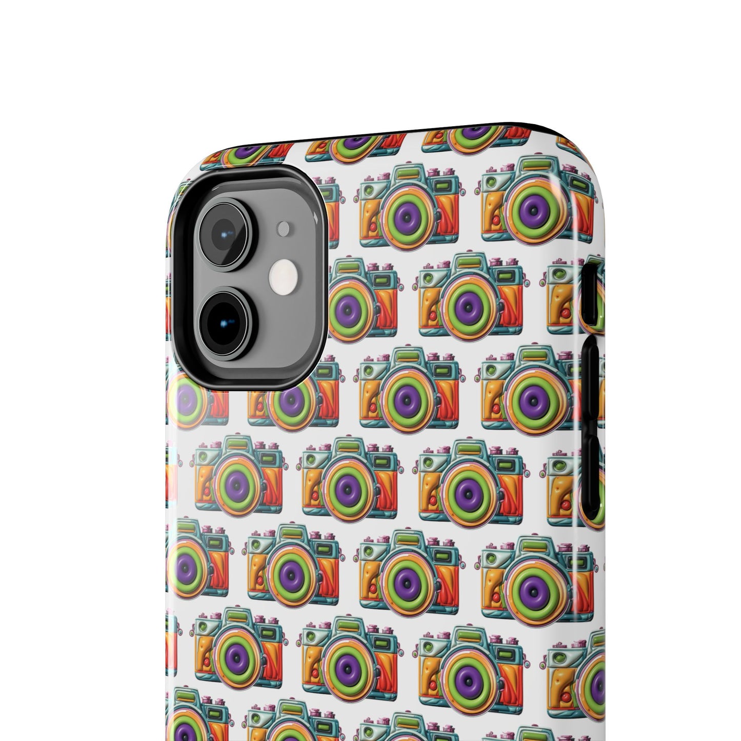 Colorful Camera Tough Phone Case - Perfect Gift for Photographers