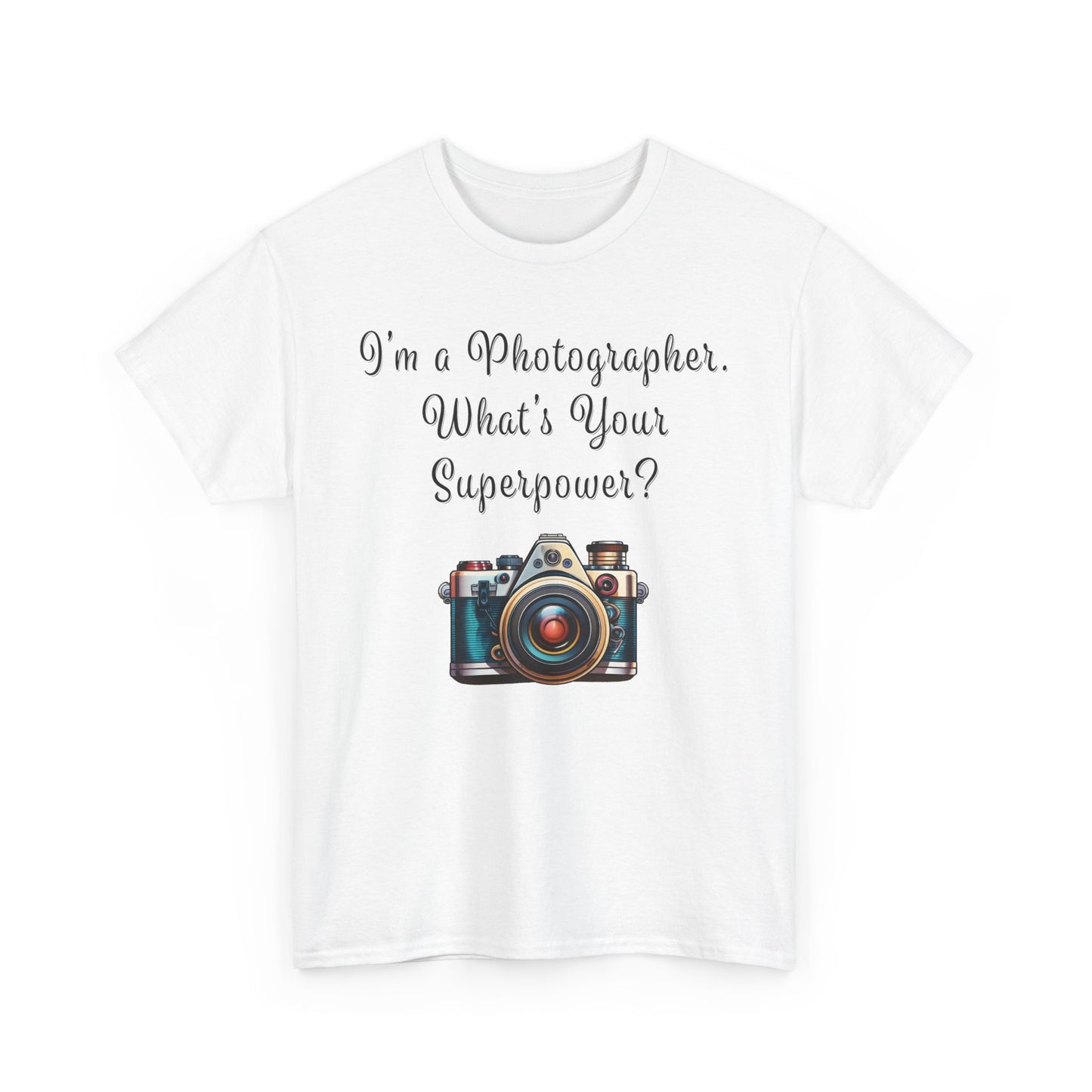 Photographer Superpower - Unisex Heavy Cotton T-Shirt