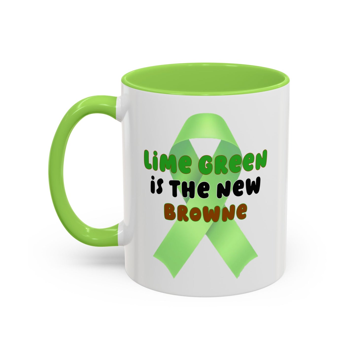 Lime Green Awareness Mug - Colorful 11oz & 15oz Coffee Cup