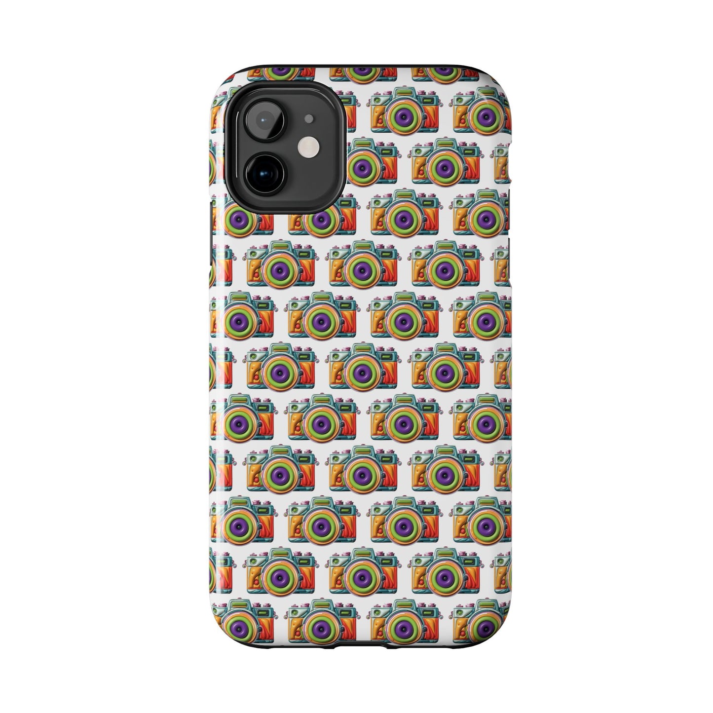 Colorful Camera Tough Phone Case - Perfect Gift for Photographers