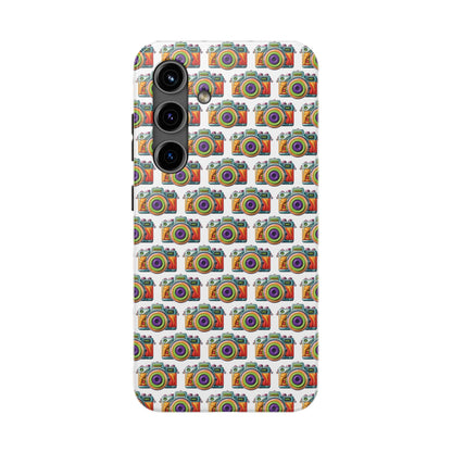 Colorful Camera Tough Phone Case - Perfect Gift for Photographers