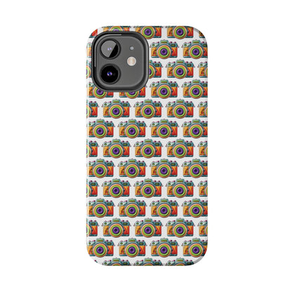 Colorful Camera Tough Phone Case - Perfect Gift for Photographers