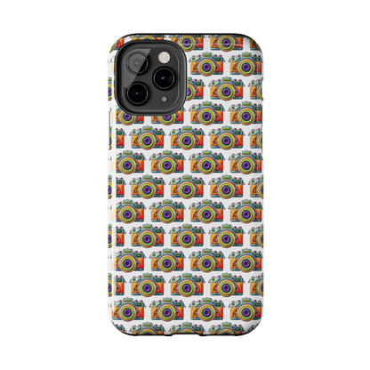 Colorful Camera Tough Phone Case - Perfect Gift for Photographers